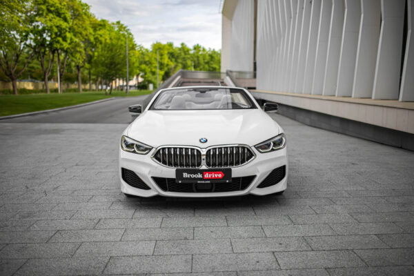 BMW 840D Cabrio White