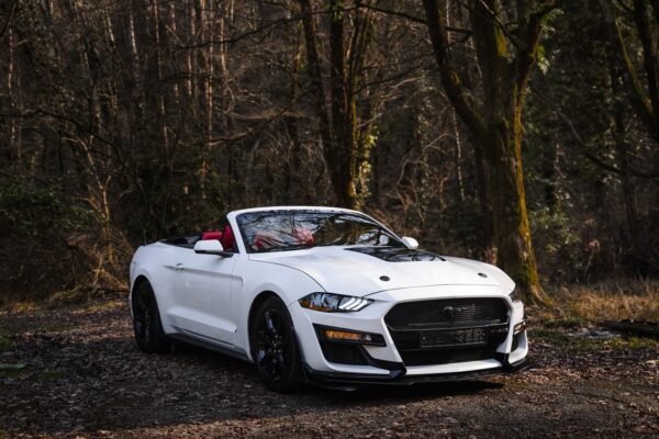 Ford Mustang White Cabrio (Shelby)