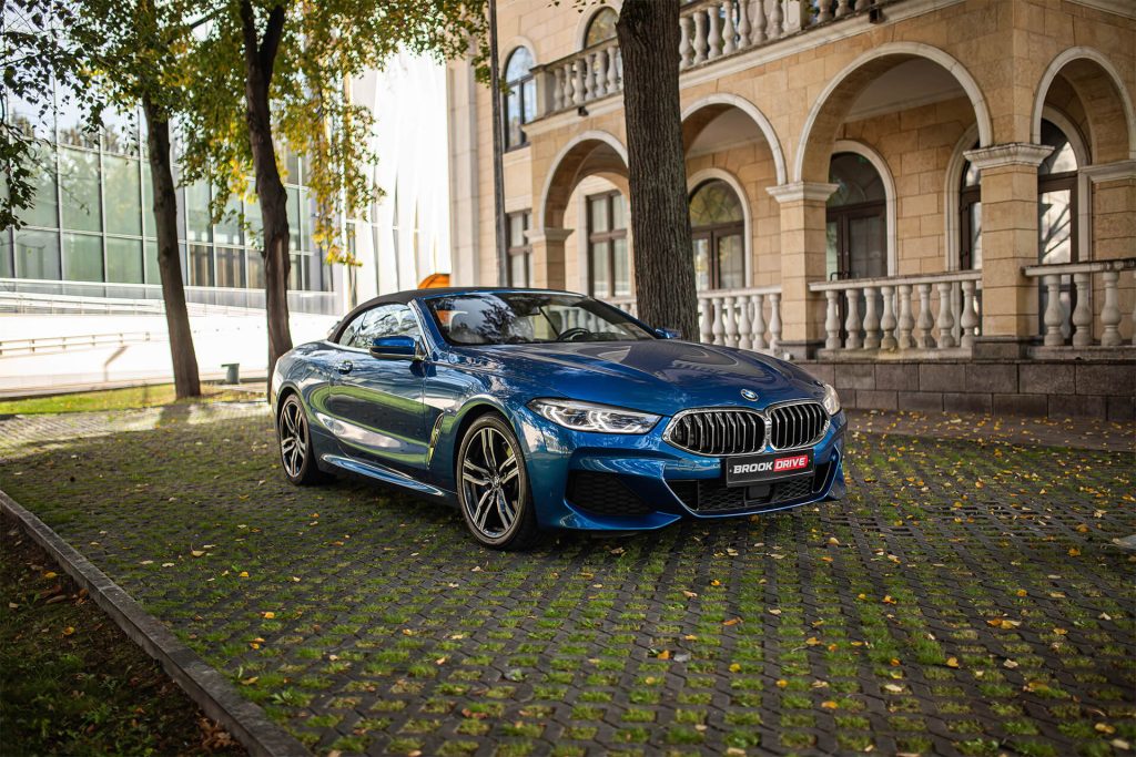 BMW 840D Cabrio Blue